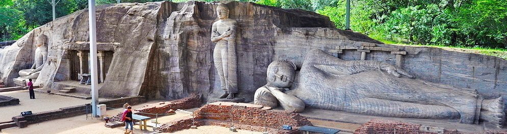 The Buddha figures of Gal Vihara